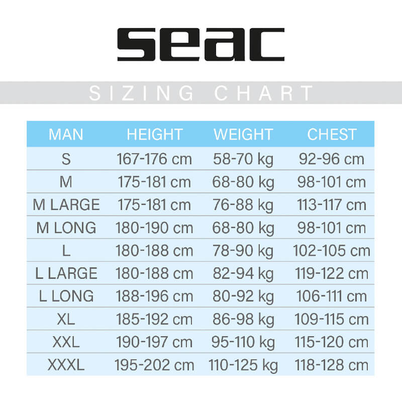 MONOPEZZO SPACE MAN 7 MM SEAC MONOPEZZO SPACE MAN 7 MM SEAC