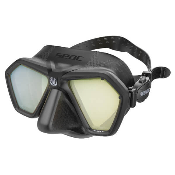 MASCHERA EAGLE LS GIALLO NERA SEAC