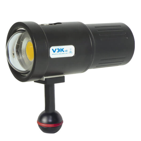 LUCE VIDEO V3Kv2 BLACK SCUBALAMP